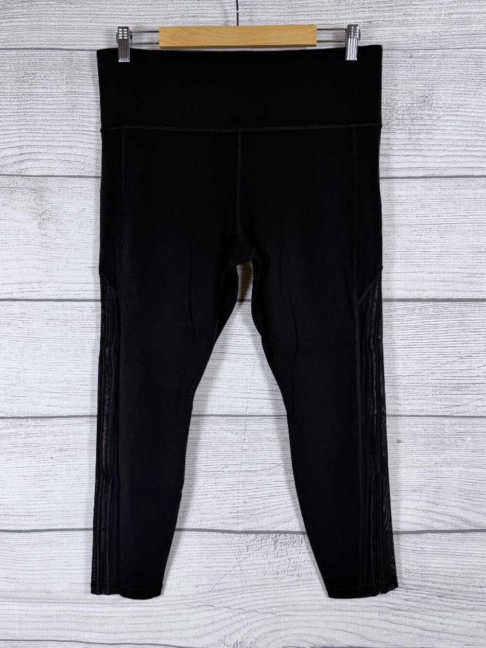 🖤 NWOT Athleta Shakti Mesh 7/8 High Rise Tight Black Leggings Size XL